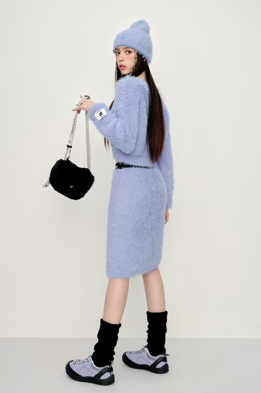 HEURUEH x CANOTWAIT_ Knit Skirt