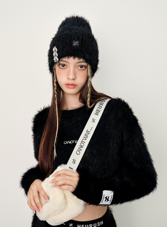 HEURUEH x CANOTWAIT_ Knit Skirt